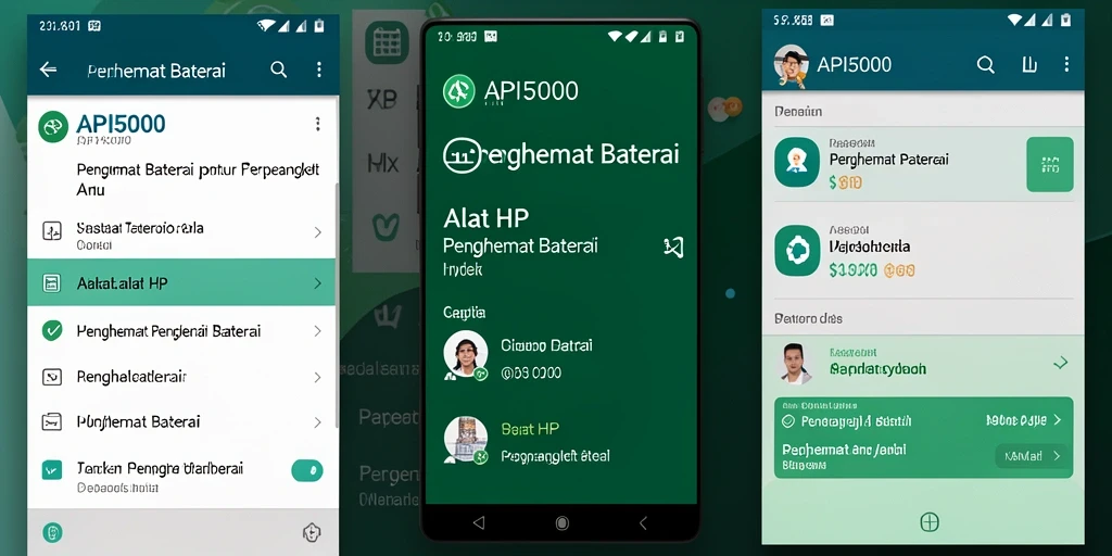 Tampilan antarmuka API5000 yang menarik dan mudah digunakan.