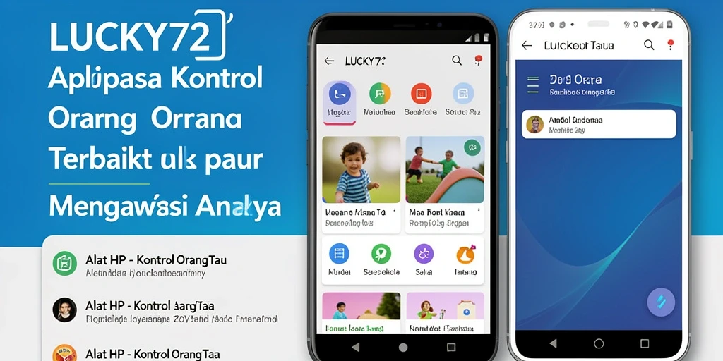 Tampilan antarmuka LUCKY72 untuk kontrol orang tua yang intuitif.