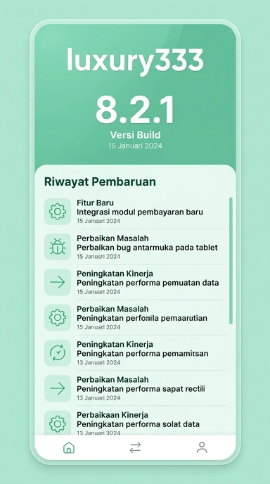 Riwayat Versi luxury333 untuk Pengguna Android di Indonesia